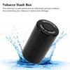 Aqur2020 Round Plastic Airtight Jar Smell Proof Storage Case Sealed Container, Box (Black) view 2