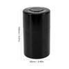 Aqur2020 Round Plastic Airtight Jar Smell Proof Storage Case Sealed Container, Box (Black) view 3