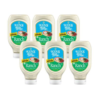 Ken's Steak House Ranch Dressing 24 Ounce (Pack of 6)