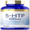 Carlyle 5-HTP 100mg | 240 Capsules | 5-Hydroxtryptophan | Non-GMO & Gluten Free Supplement view 1