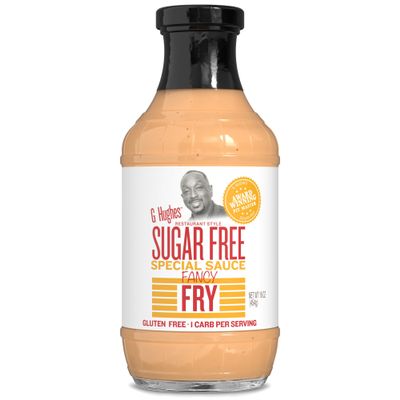 G Hughes Sugar Free, Fancy Fry Special Sauce - Sugar Free Burger Sauce, Fry Sauce for French Fries, Gluten Free Secret Sauce, Dipping Sauces, Gluten Free Sauces - 16 Oz (1-Pack)