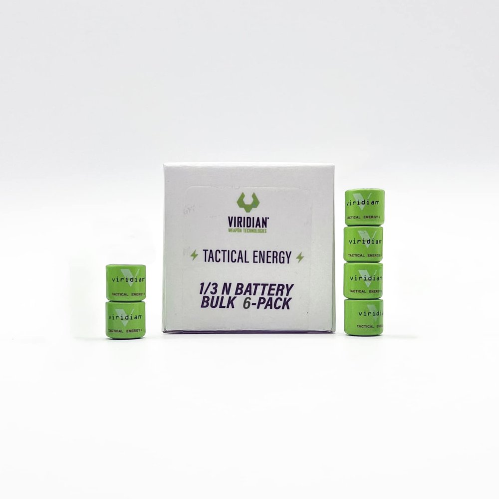 Viridian CR 1/3N Tactical Energy Plus Lithium Batteries, 3 Volt (Bulk Pack of 6)