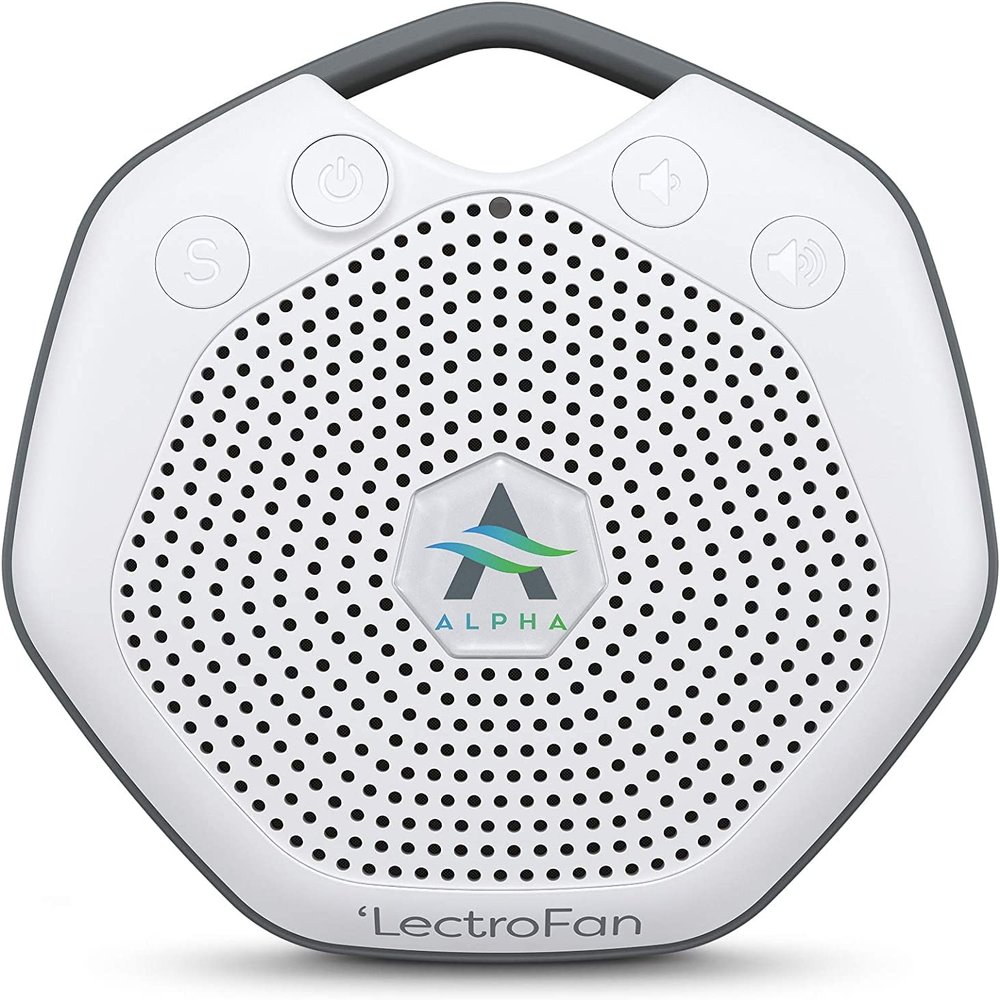 LectroFan Alpha Guaranteed Non-Looping Sleep Sound Machine for Sleeping Babies Toddlers, White Noise Machine for Adults, 7 Relaxing Sounds for Baby - Alpha White (Renewed)