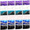 24 Packs Travel Size Tissue Pocket Slim Pack Facial 3 Ply Wallet Size Pocket Tissues for Travel Wedding Party Favors, 6 Styles(Marble Print) view 1