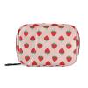 Sletend Strawberry Fruit Pill Box 7 Day Pill Case Travel Pill Organizer Bag with Zipper Portable Weekly Vitamin Medicine Supplement Holder Pouch Bag view 1