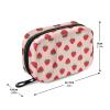Sletend Strawberry Fruit Pill Box 7 Day Pill Case Travel Pill Organizer Bag with Zipper Portable Weekly Vitamin Medicine Supplement Holder Pouch Bag view 3