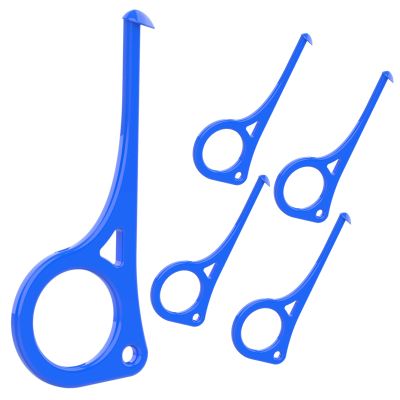 Aligner Removal Tool, 5 Invisible Braces Removal Tools, Retainer Remover Tool, Suitable for Removing Braces, Trays, Retainers, Dentures and Aligners(Dark Blue).