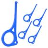 Aligner Removal Tool, 5 Invisible Braces Removal Tools, Retainer Remover Tool, Suitable for Removing Braces, Trays, Retainers, Dentures and Aligners(Dark Blue). view 1