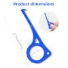 Aligner Removal Tool, 5 Invisible Braces Removal Tools, Retainer Remover Tool, Suitable for Removing Braces, Trays, Retainers, Dentures and Aligners(Dark Blue). view 2