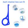 Aligner Removal Tool, 5 Invisible Braces Removal Tools, Retainer Remover Tool, Suitable for Removing Braces, Trays, Retainers, Dentures and Aligners(Dark Blue). view 3