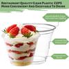 Artpreti 50 Pack 9 oz Clear Plastic Cups - Disposable for Iced Coffee, Cold Beverages, Wine - Wedding & Party Drinking Cups view 3