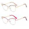 Melrose Ladies Anti Blue Light Computer Glasses UV Protection for Women Blue Light Blocking Reader (2pcs red&amber, 2.25, multiplier_x) view 1
