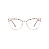 Melrose Ladies Anti Blue Light Computer Glasses UV Protection for Women Blue Light Blocking Reader (2pcs red&amber, 2.25, multiplier_x) view 3