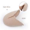 1 Pair Ballet Dance Shoe Toe Pads Toe Protector Soft Toe Cap for Women Girl Heel Ballet Point Shoes,Women Anti-Slip Toe Half Socks, Relief Forefoot Pain for Point Shoes Ballet Slipper (Short) view 2