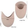 1 Pair Ballet Dance Shoe Toe Pads Toe Protector Soft Toe Cap for Women Girl Heel Ballet Point Shoes,Women Anti-Slip Toe Half Socks, Relief Forefoot Pain for Point Shoes Ballet Slipper (Short) view 3