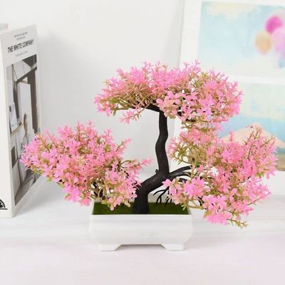 Best Gifts for Significant Other Beautiful Artificial Bonsai Trees (Plastic, Purple)