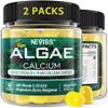 (2 Pack) Calcium Gummies for Women, Sugar Free Calcium Supplement from Sustainable Algae (3rd Party Tested) with Vitamin D3 K2, C, Zinc, Boron, Manganese for Bone Strength, Calcium Absoption, Vegan view 1