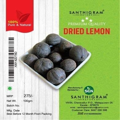 BETT Santhigram Natural Dried Lemon 100g (Black)