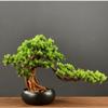 INDYAH Artificial Bonsai Tree, Simulated Maple Bonsai Welcome Pine Bonsai, Fake Tree Used to Decorate The Living Room Entrance Artificial Plants view 2