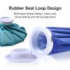 Ice Bag, Ice Packs for Injuries Reusable 9", Hot Water Bag for Pain Relief, Hot & Cold Therapy, Headaches, Blue Ice Pack Dark Blue Ice Bags 2 Pack view 2
