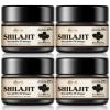 Shilajit Pure Himalayan Organic Shilajit Resin - 600mg Maximum Potency Natural Organic Shilajit Resin with 85+ Trace Minerals & Fulvic Acid for Energy, Immune Support, 30 Grams (4 Pack) view 1