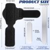 Jutom 4 Pieces Toe Splint Straightener Hammertoe Corrector Brace for Women and Men Broken Toe Support Wrap Covers for Bent, Claw, Crooked Toes(Black) view 2