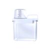 Laundry Detergent Dispenser, Liquid Detergent Dispenser with Measuring Cup for Fabric Softenser, Bleaching Agent, Laundry Powder(S) view 1