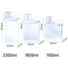 Laundry Detergent Dispenser, Liquid Detergent Dispenser with Measuring Cup for Fabric Softenser, Bleaching Agent, Laundry Powder(S) view 2