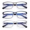 AIKLLY Reading Glasses for Men - 3 Pack Blue Light Blocking Men's Metal Readers (3 Pairs Mix Color-Sliver Gunmetal Blue, +2.5) view 1