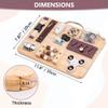 Assistex Fidget Busy Board for Adults with Dementia - Calming Activities and Games for Seniors Sensory Mat with Guide Book - Assistance Products Elderly Patients - Gift Toys for People with Alzheimers view 2