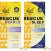 Stress & Sleep Bundle, Bach Rescue Pearls, Natural Stress Relief [and] Rescue Sleep Liquid Melts, Natural Sleep Aid - 2-Pk, Homeopathic Flower Essence view 1