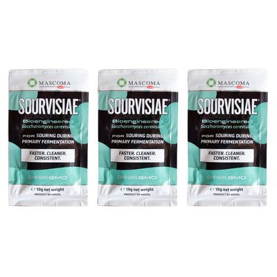 Craft A Brew - Sourvisiae - Sour Ale Yeast - For Craft Lagers - Ingredients for Home Brewing - Beer Making Supplies - (3 Pack)