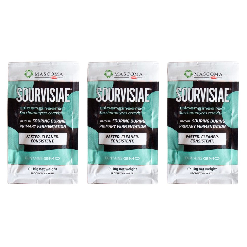 Craft A Brew - Sourvisiae - Sour Ale Yeast - For Craft Lagers - Ingredients for Home Brewing - Beer Making Supplies - (3 Pack)