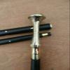 40" Stick Walking Designer Black Wood Cane Vintage Victorian Brass Handle Wooden view 4