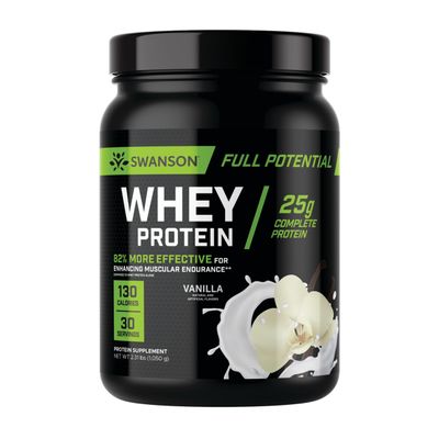 Swanson Full Potential Whey Protein - Vanilla