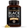 NEW AGE Black Seed Oil Softgel Capsules - Premium Cold-Pressed Nigella Sativa Producing Pure Black Cumin Seed Oil - Non-GMO & Vegetarian (60 Softgels) view 1