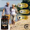 NEW AGE Black Seed Oil Softgel Capsules - Premium Cold-Pressed Nigella Sativa Producing Pure Black Cumin Seed Oil - Non-GMO & Vegetarian (60 Softgels) view 3