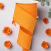 Craig Bachman 2.5" Canvas Royal Ribbon: New Orange (10 Yards) Craft Floral Arrangement Gift Wrapping Wired Edge Ribbon view 4