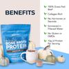 Paleovalley 100% Grass Fed Beef Bone Broth Protein Powder - Rich in Collagen Peptides for Hair, Skin, Gut Health, Bone and Joint Support - 13g Protein Per Serving - No Gluten or GMOs - Chocolate view 3