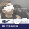Viva Moist Heat Eye Mask | Microwave Activated | Quick& Soothing Relief | Reusable, Washable view 3