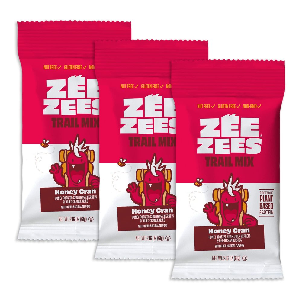 Zee Zees Trail Mix, Honey Cran, 20 Count, Gluten Free, Kosher, Nut Free, Vegetarian, Low Sodium