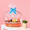 50 Packs Large Cellophane Bags 24" x 30" Clear Cellophane Gift Basket Wraps Extra-large 2.3 Mil Thick Clear Cello Bags for Fruit Basket, Gift Wrap, Treats, Arts and Crafts, 50ct Ribbon Bows view 2