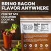 Bacon Seasoning Alderwood Smoked Sea Salt, Bacon Infused Cooking and Finishing Salt, 5 oz Bag. view 2