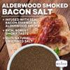 Bacon Seasoning Alderwood Smoked Sea Salt, Bacon Infused Cooking and Finishing Salt, 5 oz Bag. view 3