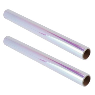 Bumdenuu 2X Rainbow Flower Floral Wrapping Paper Candy Cake Cookie Packaging Craft Packing Colorful Cellophane Roll
