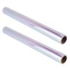 Bumdenuu 2X Rainbow Flower Floral Wrapping Paper Candy Cake Cookie Packaging Craft Packing Colorful Cellophane Roll view 1
