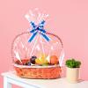 50 Packs Large Cellophane Bags 24" x 30" Clear Cellophane Gift Basket Wraps Extra-large 2.3 Mil Thick Transparent Cello Bags for Fruit Basket, Gift Wrap, Treats, Arts and Crafts, 50ct Ribbon Bows view 2