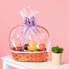 50 Packs Large Cellophane Bags 24" x 30" Clear Cellophane Gift Basket Wraps Extra-large 2.3 Mil Thick Transparent Cello Bags for Fruit Basket, Gift Wrap, Treats, Arts and Crafts, 50ct Ribbon Bows view 2