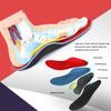 Reinforced Arch Support Insoles Relief Plantar Fasciitis, Comfort Orthotic Inserts for Flat Feet, Feet Pain, Pronation, Cushioning Shoes Insoles for Men and Women (Men7-7.5 Women 8-8.5, Red) view 2