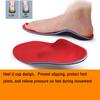 Reinforced Arch Support Insoles Relief Plantar Fasciitis, Comfort Orthotic Inserts for Flat Feet, Feet Pain, Pronation, Cushioning Shoes Insoles for Men and Women (Men7-7.5 Women 8-8.5, Red) view 3